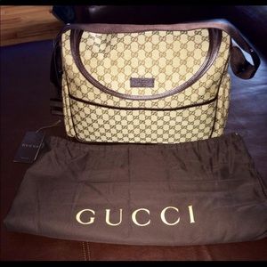 Authentic Gucci diaper bag